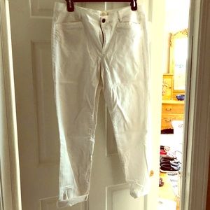 White boyfriend jeans - JJill